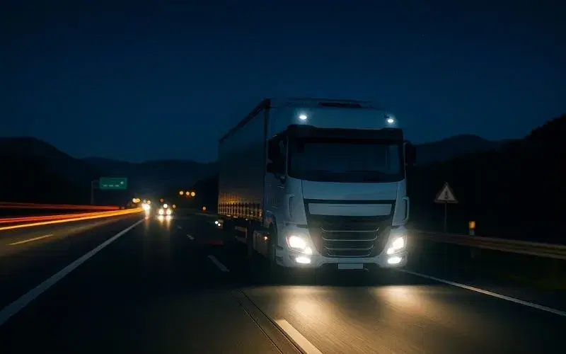 Tır ve Kamyonla Gece Sürüşü
