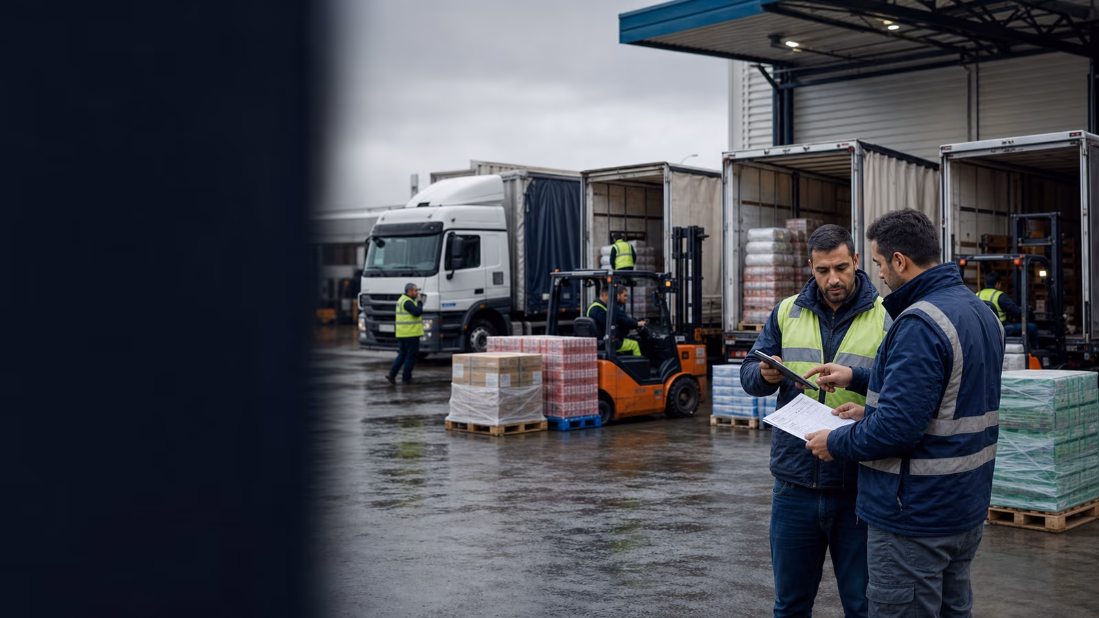 Birden fazla müşterinin yükleme ve depo akışını yöneten 3PL operasyon ekibi